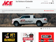 Tablet Screenshot of carbondaleace.com